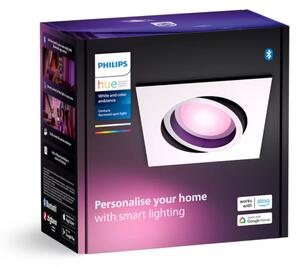 Philips Hue White and color ambiance 8720169319219 Centura zápustné svietidlo GU10 4,2W/350lm 2000-6500K+RGB biela