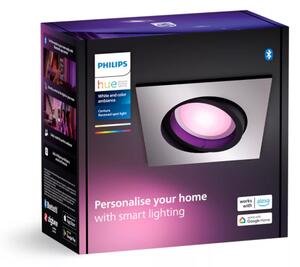 Philips Hue White and color ambiance 8720169319158 Centura zápustné svietidlo GU10 4,2W/350lm 2000-6500K+RGB hliník