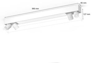 Philips HUE White and color ambiance 8720169318618 Centris stropné svietidlo LED/4-spot LED 40W + 4xGU10 4,2W 2000-6500K+RGB biela