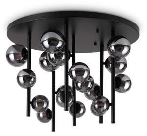 Ideal Lux 328386 PERLAGE stropné svietidlo 18xG9 D750mm čierna, dymová