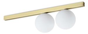 Ideal Lux 328447 BINOMIO stropné svietidlo 2xG9 š557mm mosadzná