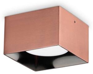 Ideal Lux 328812 SPIKE SQUARE stropné bodové svietidlo 1xGX53 100x100mm medená