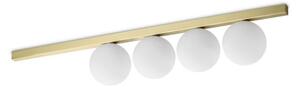 Ideal Lux 328461 BINOMIO stropné svietidlo 4xG9 š860mm mosadzná