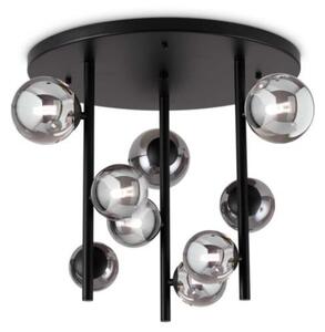 Ideal Lux 328416 PERLAGE stropné svietidlo 9xG9 D550mm čierna, dymová