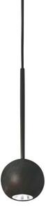 Ideal Lux 328355 ARCHIMEDE SFERA závesné svietidlo LED D90mm 4W 250/210lm 3000K čierna