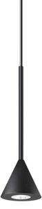 Ideal Lux 328348 ARCHIMEDE CONO závesné svietidlo LED D90mm 4W 250/210lm 3000K čierna