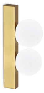 Ideal Lux 328287 PING PONG nástenné svietidlo LED 6W 500/370lm 3000K mosadzná