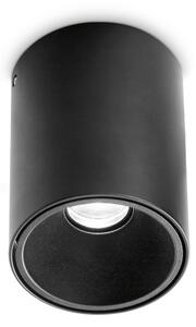 Ideal Lux 322711 NITRO ROUND stropné bodové svietidlo LED D104mm 25W 2350/1680lm 3000K čierna