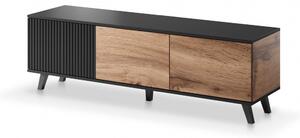 HALMAR TV stolík Rakom 150 cm dub votan/čierny