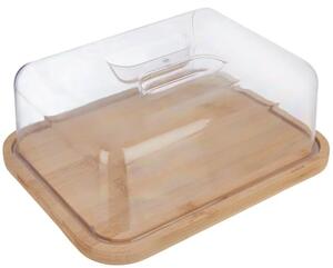 Doska servírovacia s poklopom 28×22×11 cm, bambusová ORION 126849