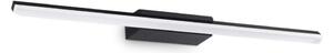 Ideal Lux 302232 RIFLESSO nástenné svietidlo nad zrkadlo LED š620mm 17W 1800/1020lm 3000K IP44 čierna