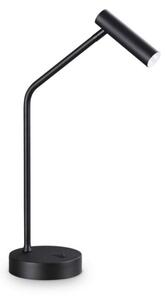 Ideal Lux 295534 EASY stolná lampička LED V460mm 3,5W 250/200lm 3000K čierna
