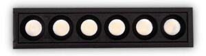 Ideal Lux 305813 LIKA SLIM zápustné svietidlo LED 28x122mm 10W 1000/750lm 3000K čierna