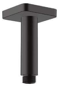 Hansgrohe Vernis Shape - Prívod od stropu 100 mm, matná čierna 26406670