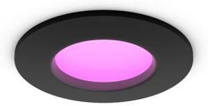Philips Hue White and color ambiance 8720169264151 Slim downlight S zápustné svietidlo D90mm LED 8,3W/1000lm 2200-6500K+RGB IP44 čierna
