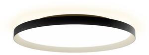 LED2 12749737DT MOON 60 stropné svietidlo s horným podsvietením čierne s champagne lemom stmievateľn