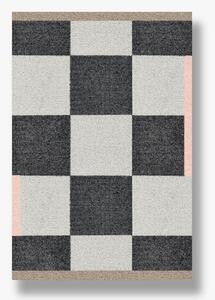 Čierno-biely umývateľný koberec 55x80 cm Square - Mette Ditmer Denmark