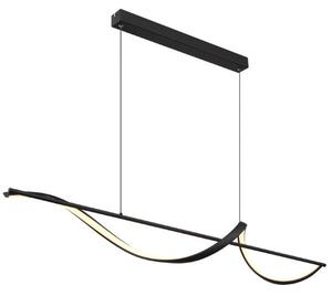 GLOBO 67207-24 VIOLINO závesné svietidlo LED 24W/1000lm 3000K čierna, opal