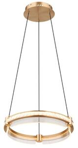 GLOBO 67196-36H BLONDIE závesné svietidlo D400mm LED 36W/2000lm 2700-6000K zlatá, priehľadná, diaľkový ovládač