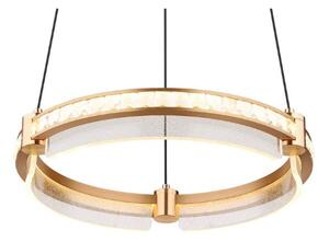 GLOBO 67196-36H BLONDIE závesné svietidlo D400mm LED 36W/2000lm 2700-6000K zlatá, priehľadná, diaľkový ovládač