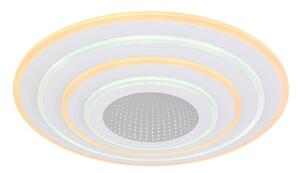 GLOBO SMART LIGHT 48544-40SH JOCELYN stropné svietidlo D400mm LED 40W/2900lm 2700-6500K biela, chróm, diaľkový ovládač