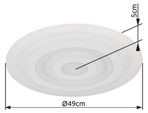 GLOBO 48554 ALOIS stropné svietidlo D490mm LED 40W/3300lm 3000K biela