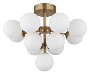 GLOBO 56143-13GD GRAPPY stropné svietidlo D560mm 13xG9 zlatá, biela
