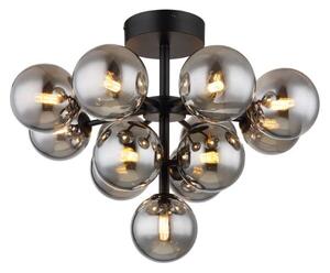 GLOBO 56143-13D GRAPPY stropné svietidlo D560mm 13xG9 čierna matná, dymová