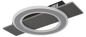GLOBO 48034-18 JAYDEN stropné svietidlo LED 18W/1000lm 3000K antracit, šedá, biela