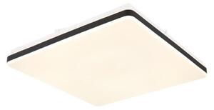 GLOBO SMART LIGHT 48025OBSH ULLY stropné svietidlo LED 485x485mm 24W/1400lm 2700-6500K biela, čierna, diaľkový ovládač
