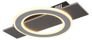 GLOBO 48034-18 JAYDEN stropné svietidlo LED 18W/1000lm 3000K antracit, šedá, biela