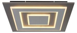 GLOBO 48033-40 JAYDEN stropné svietidlo LED 480x480mm 40W/840lm 3000K antracit, šedá, biela