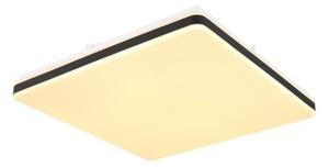 GLOBO SMART LIGHT 48025OBSH ULLY stropné svietidlo LED 485x485mm 24W/1400lm 2700-6500K biela, čierna, diaľkový ovládač