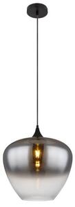 GLOBO 15548H2 MAXY závesné svietidlo D400mm 1xE27 čierna matná, dymová