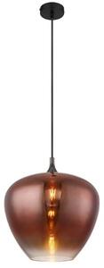GLOBO 15548H2G MAXY závesné svietidlo D400mm 1xE27 čierna, medená