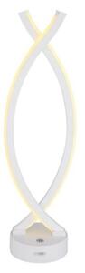 GLOBO 58457W HELA dotyková stolná lampička LED V410mm 1W/25lm 3000K biela, vrátane batérie CR18650 1800mAh, USB-A 2.0 - USB-C
