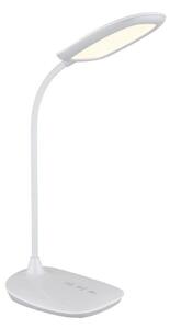GLOBO 58455W BOTAL stolové svietidlo LED V400mm 9W/520lm 4000-3000-6500K biela lesklá, adaptér