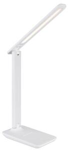 GLOBO 58439W BRIGHTON stolové svietidlo LED V500mm 5W/570lm 2700+6500+4000K biela, adaptér, USB kábel