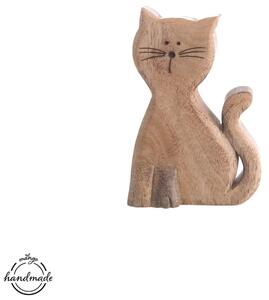 Kočka Micka 15 cm, mangové drevo ORION 351857