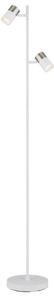 GLOBO 57851S BRISBON stojacia lampa V1540mm 2xGU10 biela, matný nikel