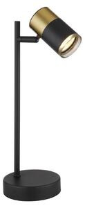 GLOBO 57850T BRISBON stolové svietidlo V350mm 1xGU10 čierna, medená matná