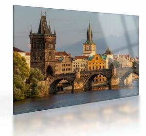 Sklenený obraz - Karlov most (70x50 cm)