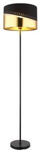 GLOBO 54046S OR stojacia lampa V1460mm 1xE27 čierna, zlatá