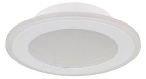 GLOBO 48919-12R LAMELA stropné svietidlo D225mm LED 12W/750lm 4000K biela, zrkadlový 3D efekt