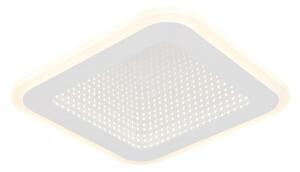 GLOBO 48919-12Q LAMELA stropné svietidlo LED 230x230mm 12W/750lm 4000K biela, zrkadlový 3D efekt