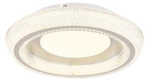 GLOBO 48375-36 SHARPER stropné svietidlo D400mm LED 36W/2600lm 2700+4000+6000K biela matná, matný nikel