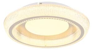 GLOBO 48375-36 SHARPER stropné svietidlo D400mm LED 36W/2600lm 2700+4000+6000K biela matná, matný nikel