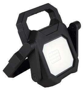 GLOBO 34309 BRIAN Outdoor prenosný projektor LED 6W/800lm 4000K IP54 čierna, priehľadná, vrátane batérie CR18650 2200mAh/5V 3h, USB kábel
