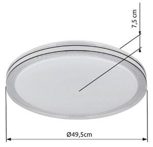GLOBO 41263-24 VELENO stropné svietidlo D495mm LED 24W/1560lm 3000K biela, starlight efekt