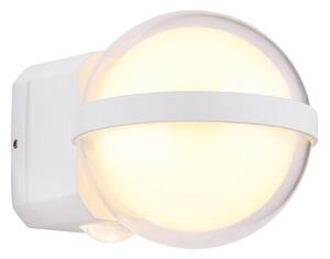 GLOBO 34157W ILLI vonkajšie nástenné svietidlo efektné LED 12W/1320lm 3000K IP54 biela
